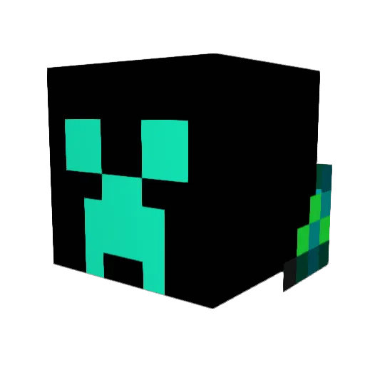 SevenPlayz Minecraft avatar head, 3D render
