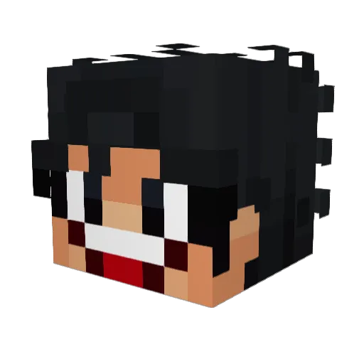 SevenSamot11370 Minecraft avatar head, 3D render