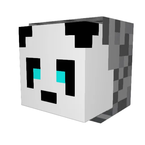 SevenSleeper Minecraft avatar head, 3D render