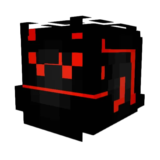 SevenThRex Minecraft avatar head, 3D render