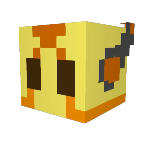 SeventhSuns Minecraft avatar head, 3D render