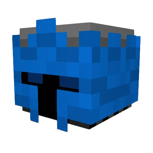Seveon Minecraft avatar head, 3D render