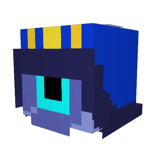 Severin1211 Minecraft avatar head, 3D render