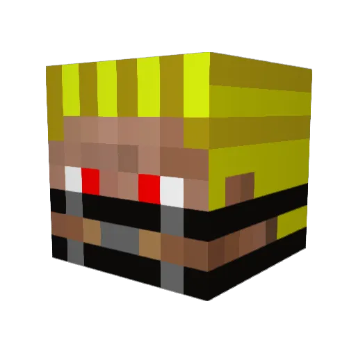 SeveringDrop591 Minecraft avatar head, 3D render