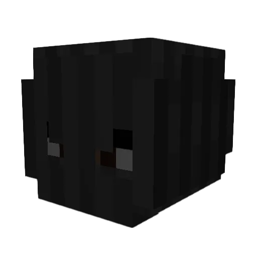 Sevier4 Minecraft avatar head, 3D render