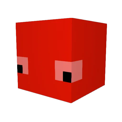 Sevrong Minecraft avatar head, 3D render