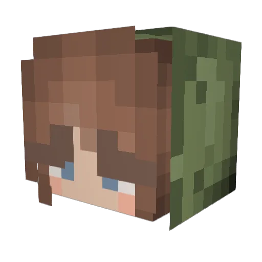Minecraft-Avatar von Sevyri: Kopf als 3D-Render