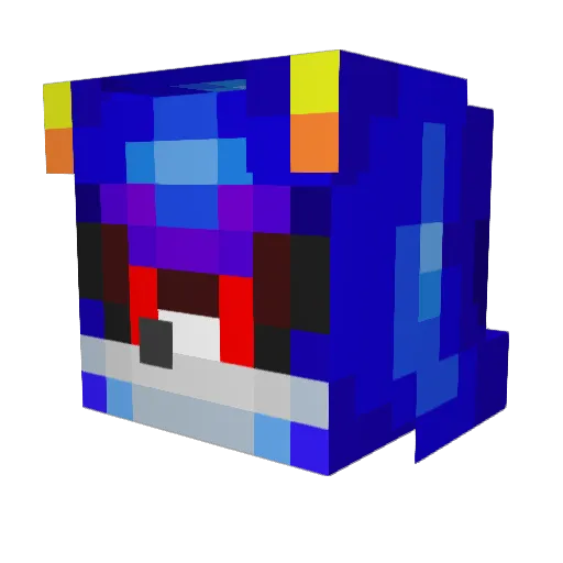 Sewer4Rat Minecraft avatar head, 3D render