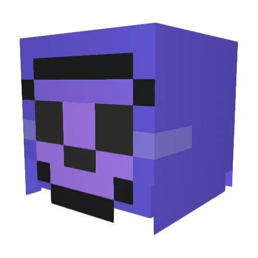 SewiBewi Minecraft avatar head, 3D render