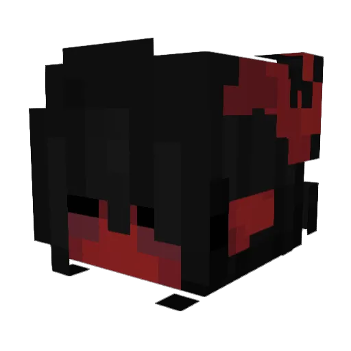 Sewyss Minecraft avatar head, 3D render