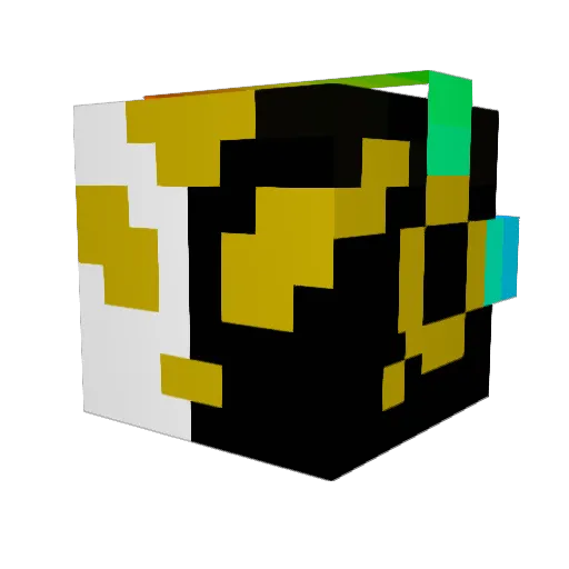 SexCandyGirl Minecraft avatar head, 3D render