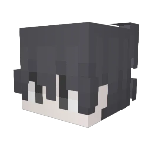 Sexy Minecraft avatar head, 3D render