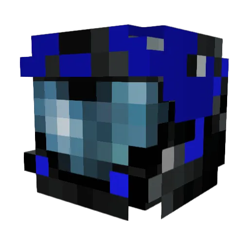 SexyAussie Minecraft avatar head, 3D render