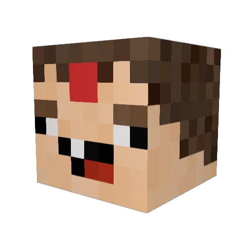 SexyGamer69 Minecraft avatar head, 3D render