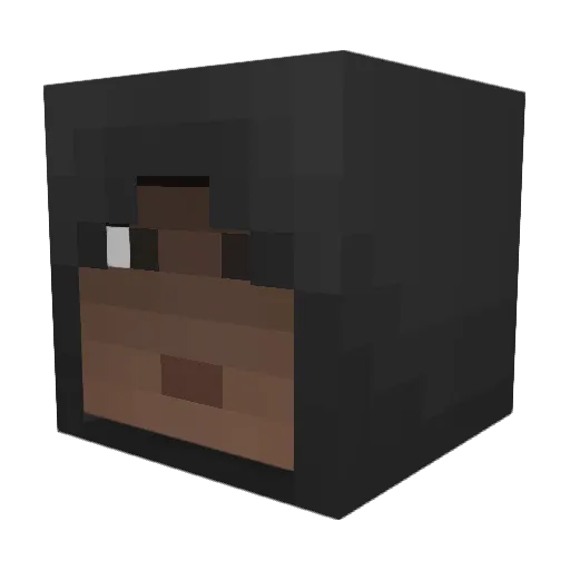 SexyGenocide Minecraft avatar head, 3D render