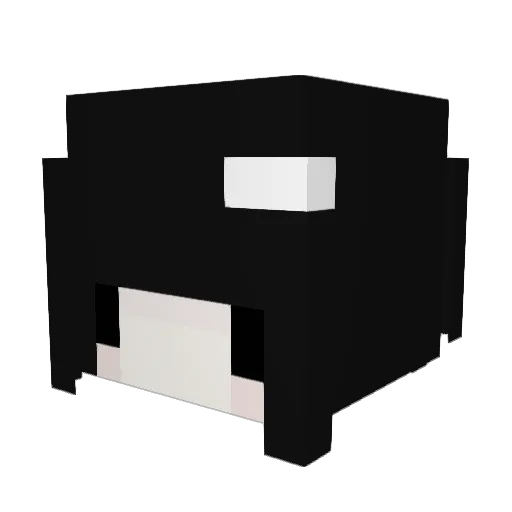 SexyLuna Minecraft avatar head, 3D render