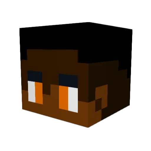 SexyMasry Minecraft avatar head, 3D render