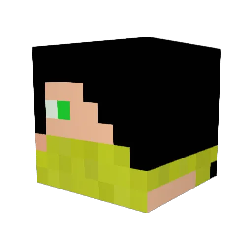 Sexydude98 Minecraft avatar head, 3D render