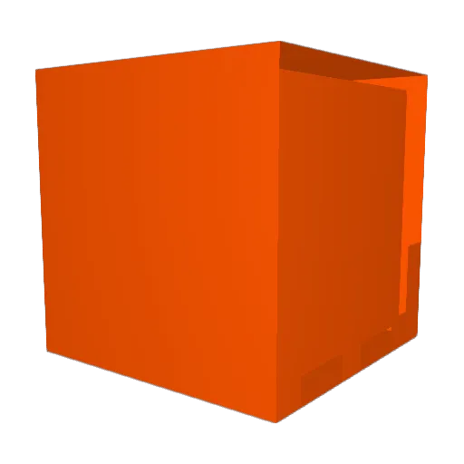 Sexylittlefatboy Minecraft avatar head, 3D render