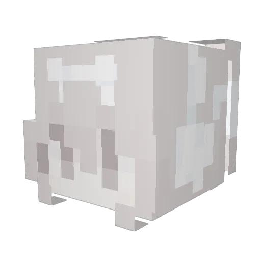 Sexys Minecraft avatar head, 3D render