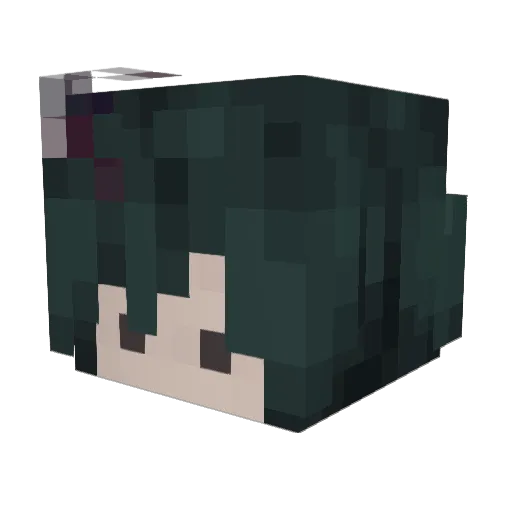SeyFox_ Minecraft avatar head, 3D render