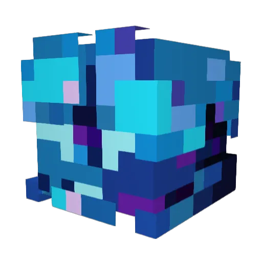 SeySea Minecraft avatar head, 3D render