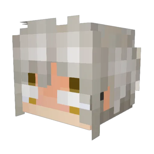 Seyadatara6 Minecraft avatar head, 3D render