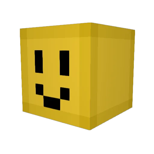 Seyer Minecraft avatar head, 3D render
