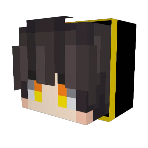 SeyfitLegend Minecraft avatar head, 3D render