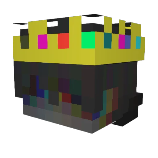 Seymi10 Minecraft avatar head, 3D render