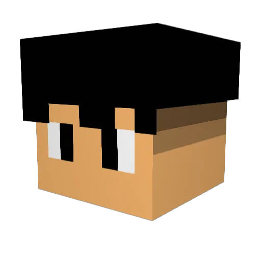 Seytan25 Minecraft avatar head, 3D render