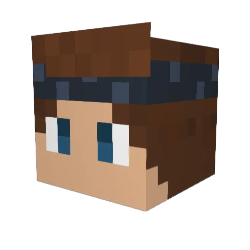 SeytensLP Minecraft avatar head, 3D render