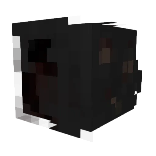 Sezerf Minecraft avatar head, 3D render