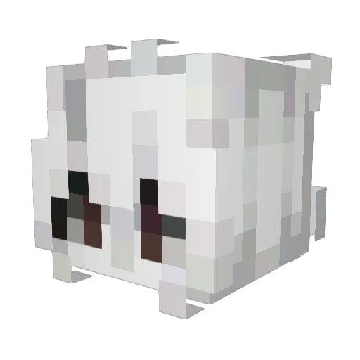 Sezzvy Minecraft avatar head, 3D render