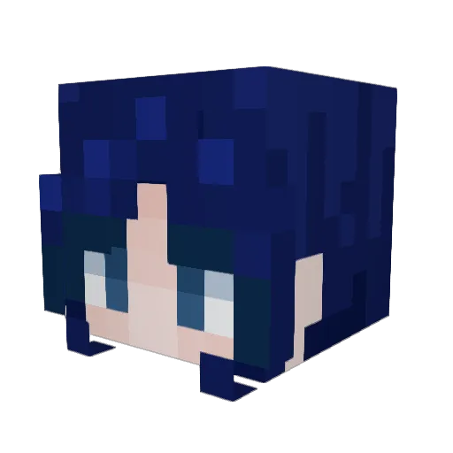 SfZero Minecraft avatar head, 3D render