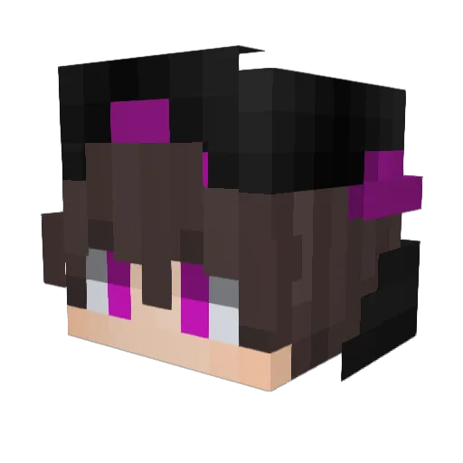 Sfa7forIQ Minecraft avatar head, 3D render