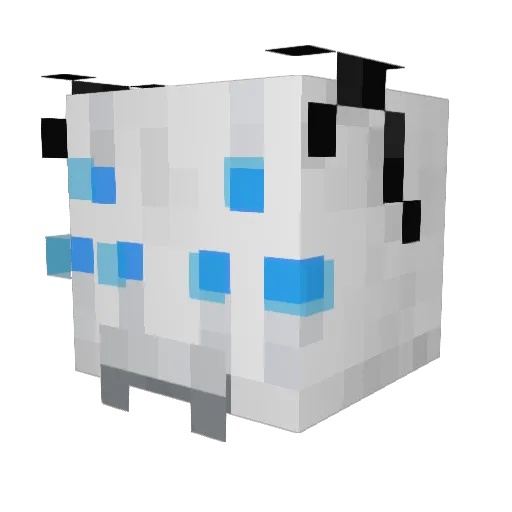 Sfaiga Minecraft avatar head, 3D render