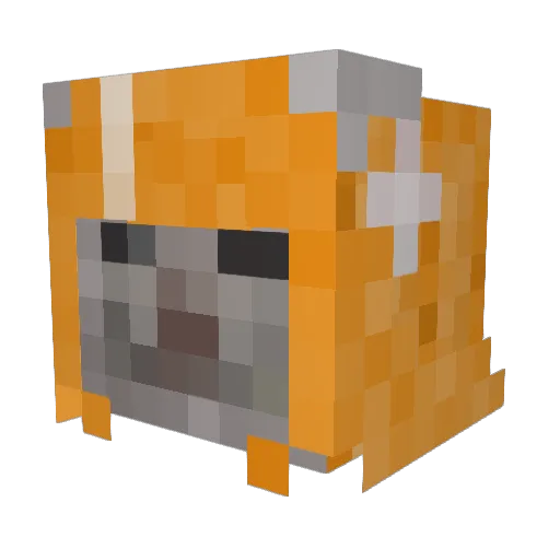 Sfem Minecraft avatar head, 3D render