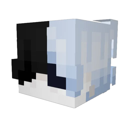Sfemz Minecraft avatar head, 3D render