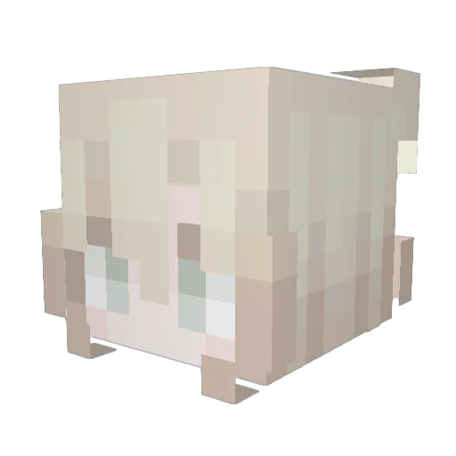Sfondo Minecraft avatar head, 3D render