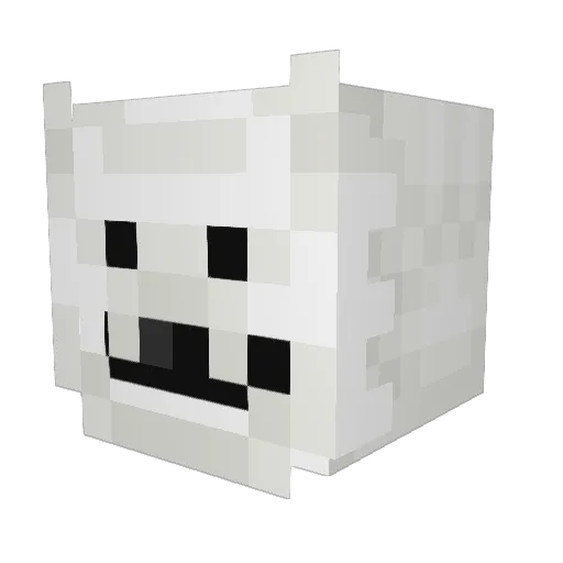 Sg10051 Minecraft avatar head, 3D render