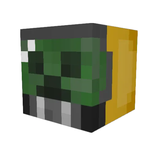 SgSMoky Minecraft avatar head, 3D render