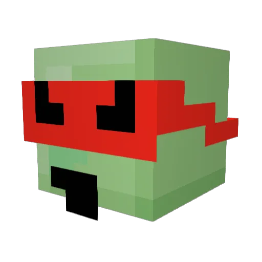 Sg_Zyroh Minecraft avatar head, 3D render