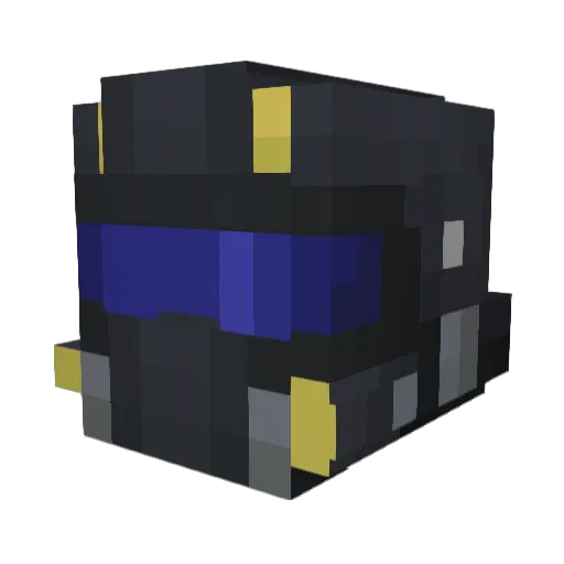 Sgaer Minecraft avatar head, 3D render