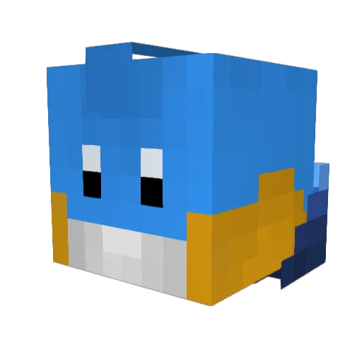 Sgail12 Minecraft avatar head, 3D render