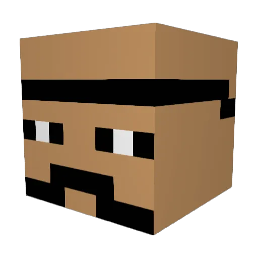 Sgaucs10 Minecraft avatar head, 3D render
