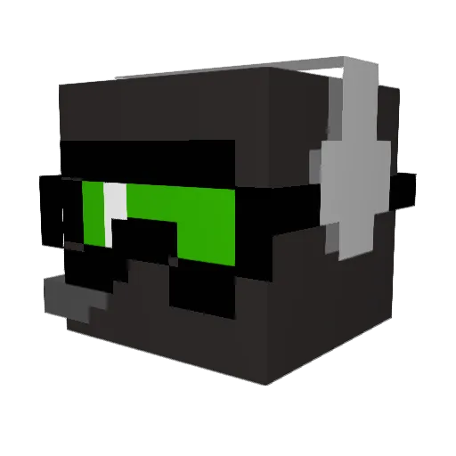 Sgherroclash99 Minecraft avatar head, 3D render