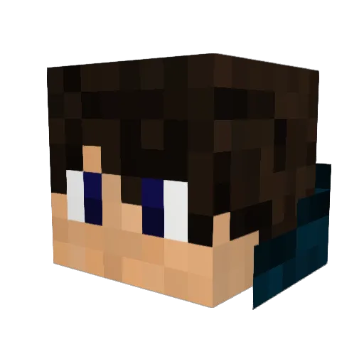 SgrangoYT Minecraft avatar head, 3D render
