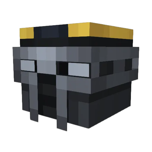 Sgrios Minecraft avatar head, 3D render
