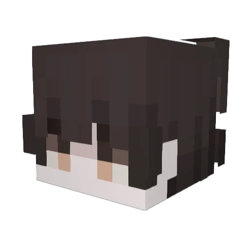 SgtAraujo Minecraft avatar head, 3D render